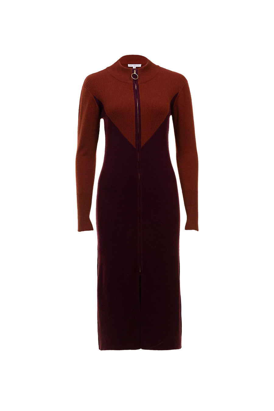 Women's Cashmere Formal Midi Dress