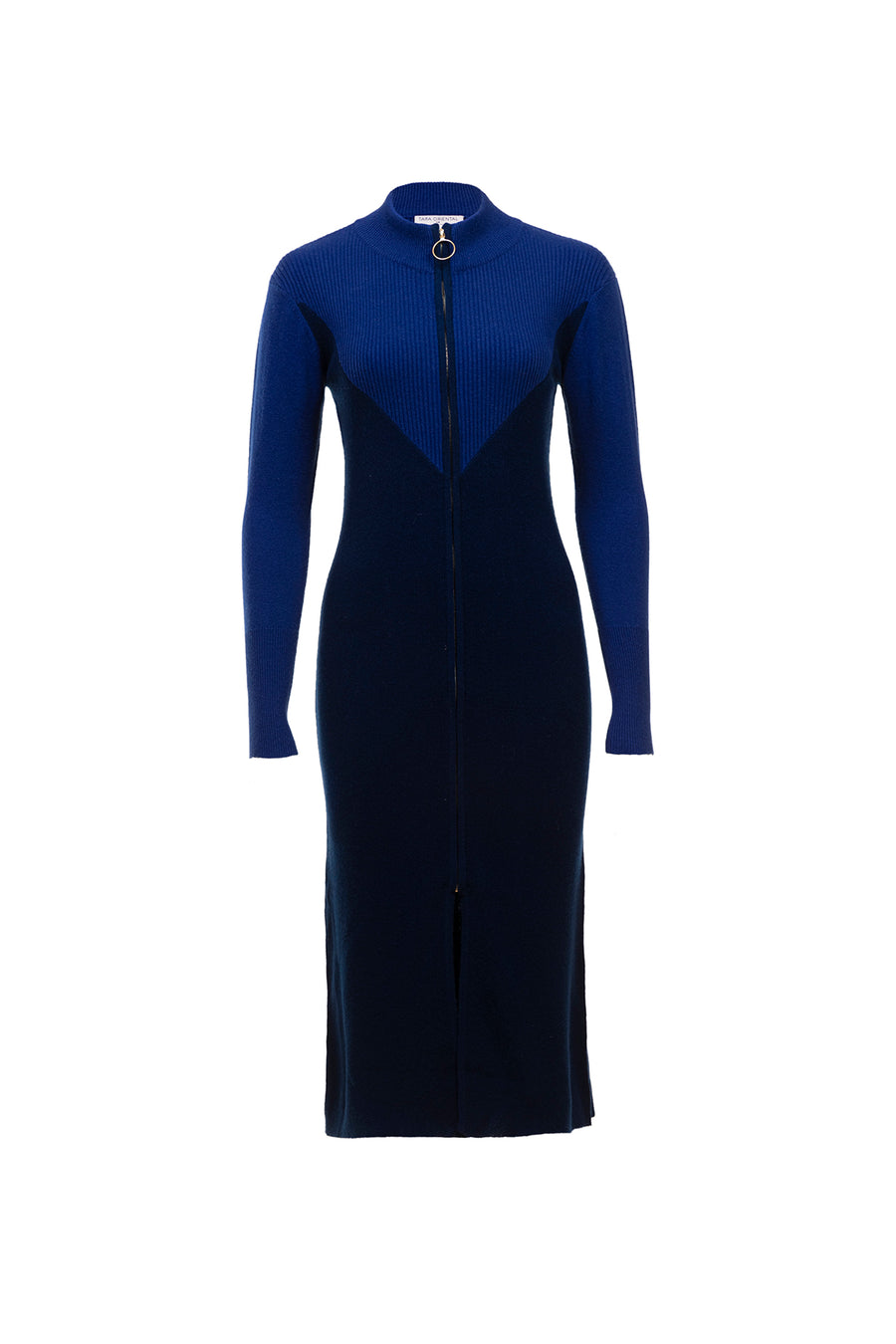 Women's Cashmere Formal Midi Dress