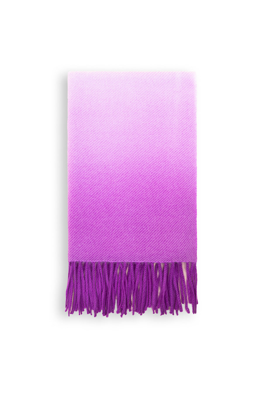 Fringed Ombre Cashmere Silk Scarf