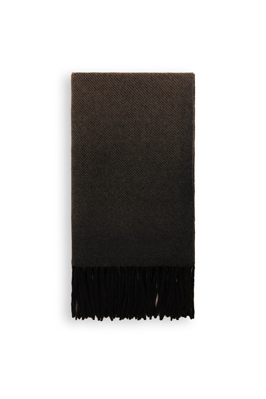 Fringed Ombre Cashmere Silk Scarf