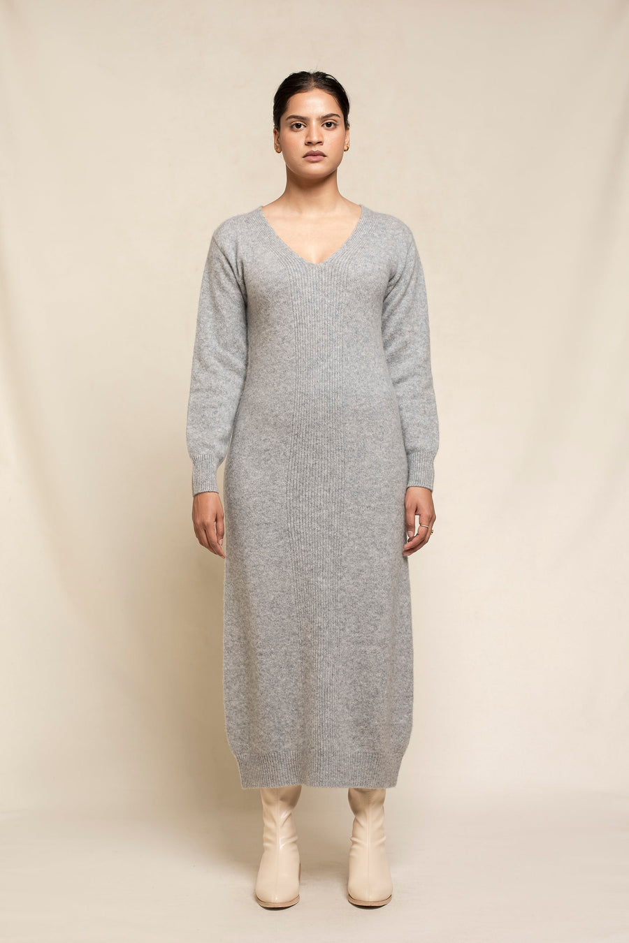 Women's Cashmere Silk Maxi Dress