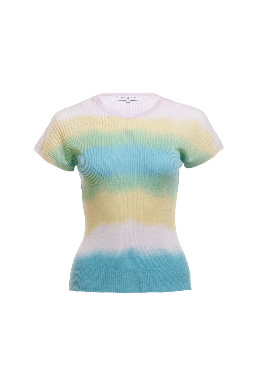 Women's Silk Wool Cashmere Multi Ribbed Top